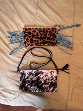 Cow Hide leather purses